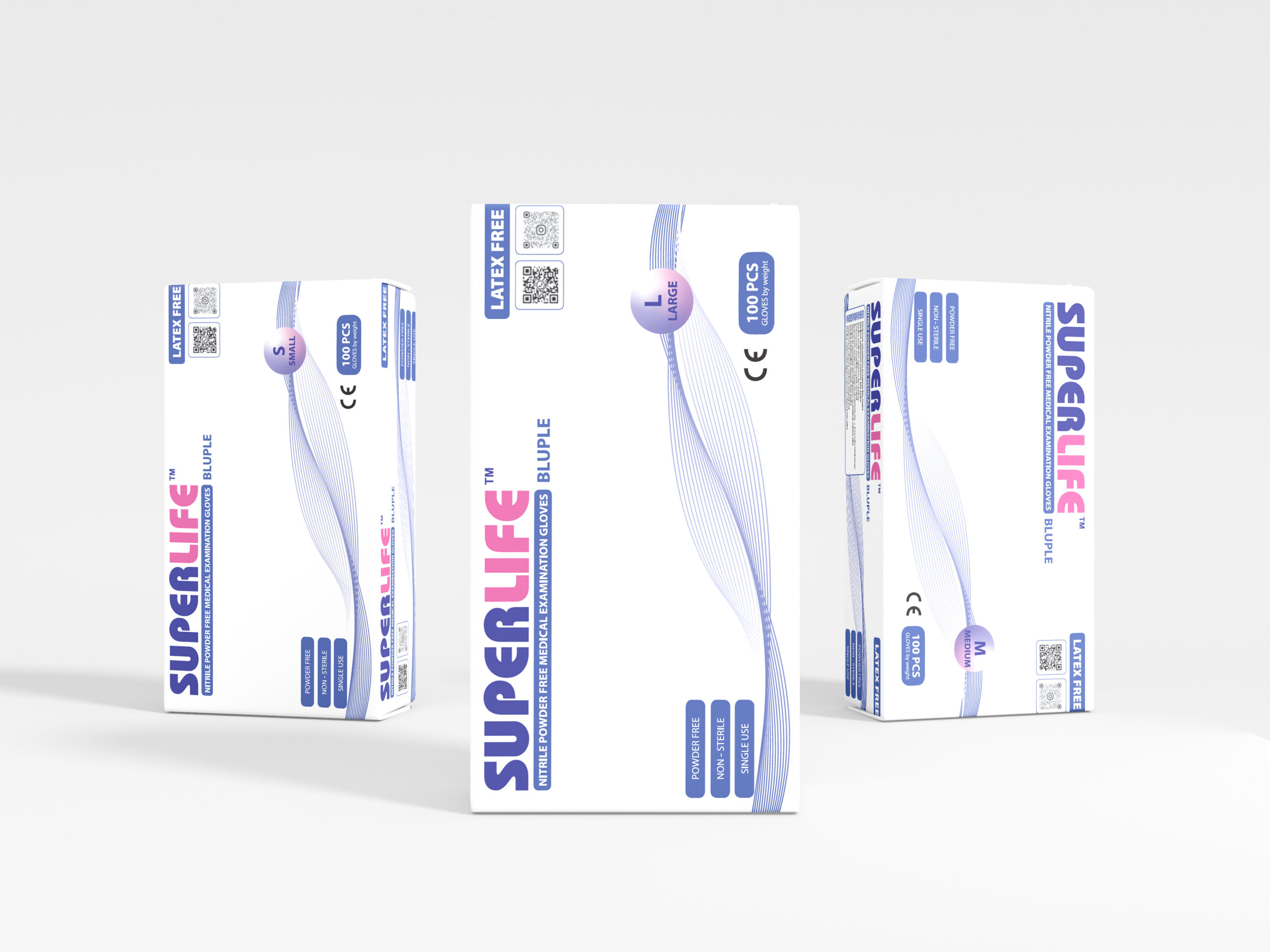 SUPERLIFE Guantes de Nitrilo