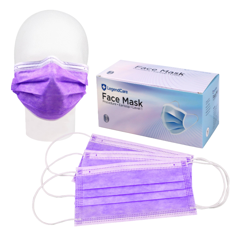 Mascarilla Quirúrgica Con Elástico Level 1 M Caja X 50 Unidades LegendCare