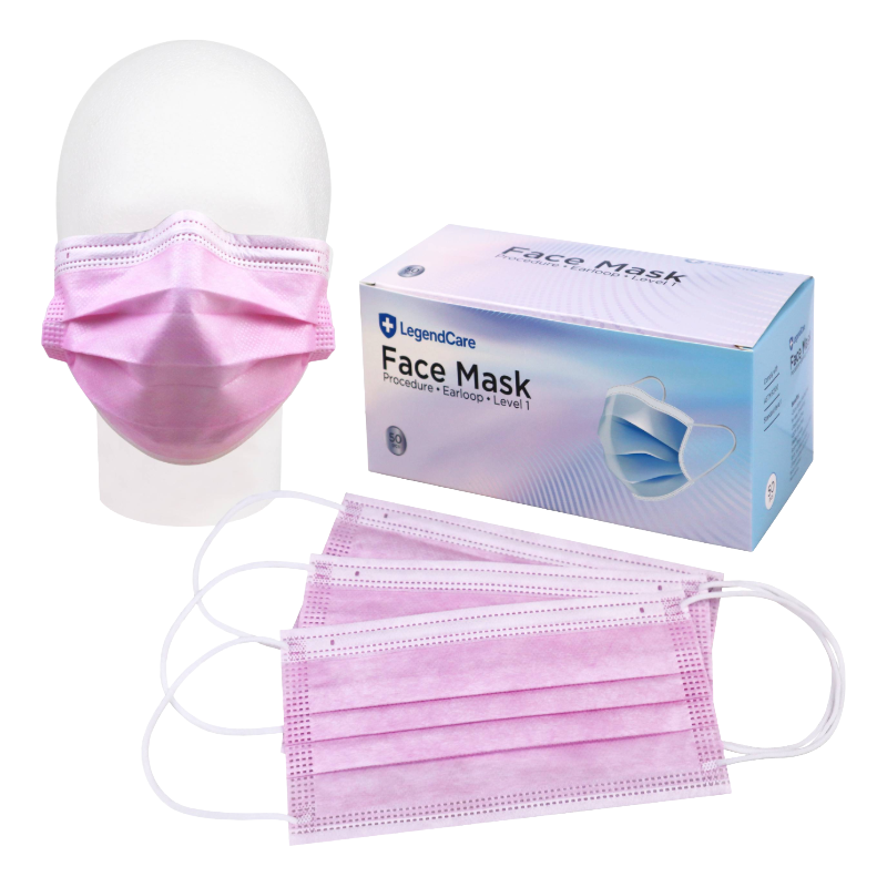 Mascarilla Quirúrgica Con Elástico Level 1 R Caja X 50 Unidades LegendCare